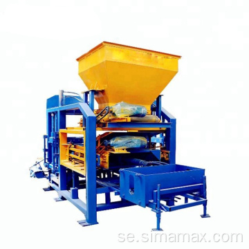 Qt4-15 Semi-Automatic Concrete Interlock Block Machine